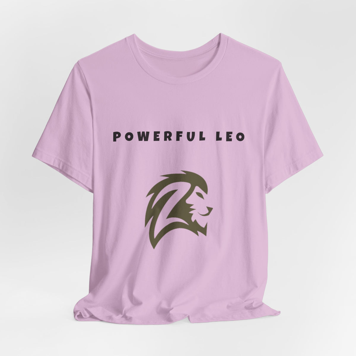 Powerful Leo Lion T-Shirt — Zodiac Leo Tee - Lion Head Inspired