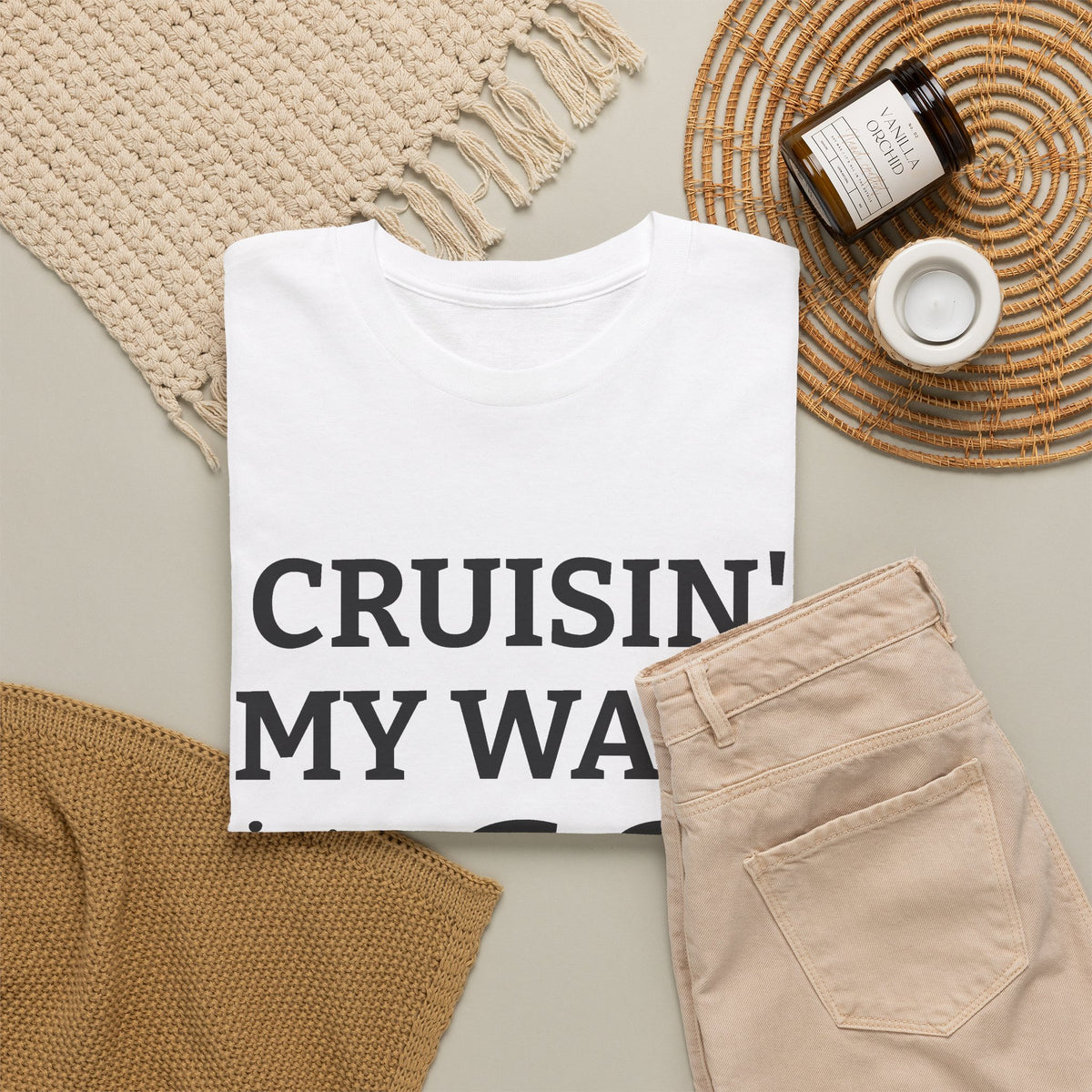 Cruisin' My Way into 60 Tee — 60th Birthday Celebration Shirt