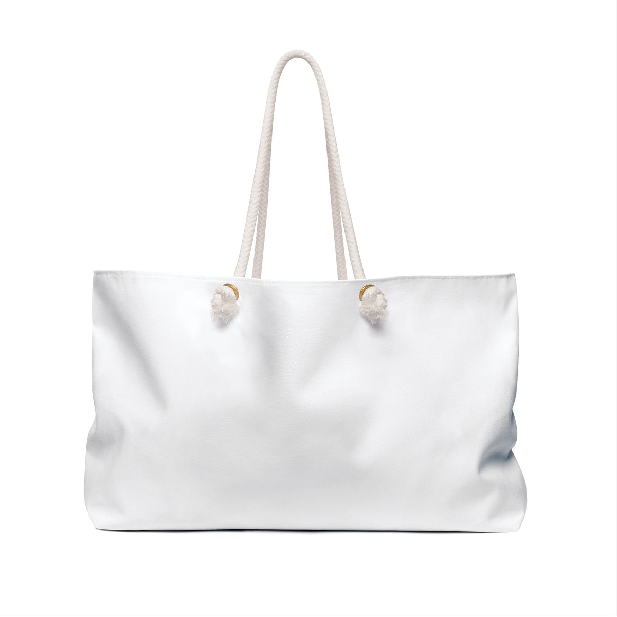 Lion Head Weekender Bag — Minimal Coastal Travel Tote