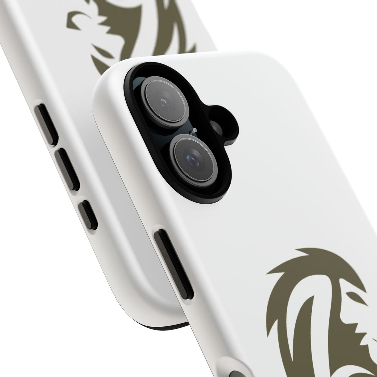 Lion Head Tough Phone Case – Minimalist Protective iPhone Cover