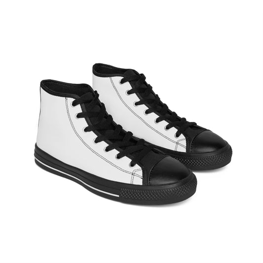 Classic High-Top Sneakers — Athletic Lion Logo Men’s Canvas Shoes