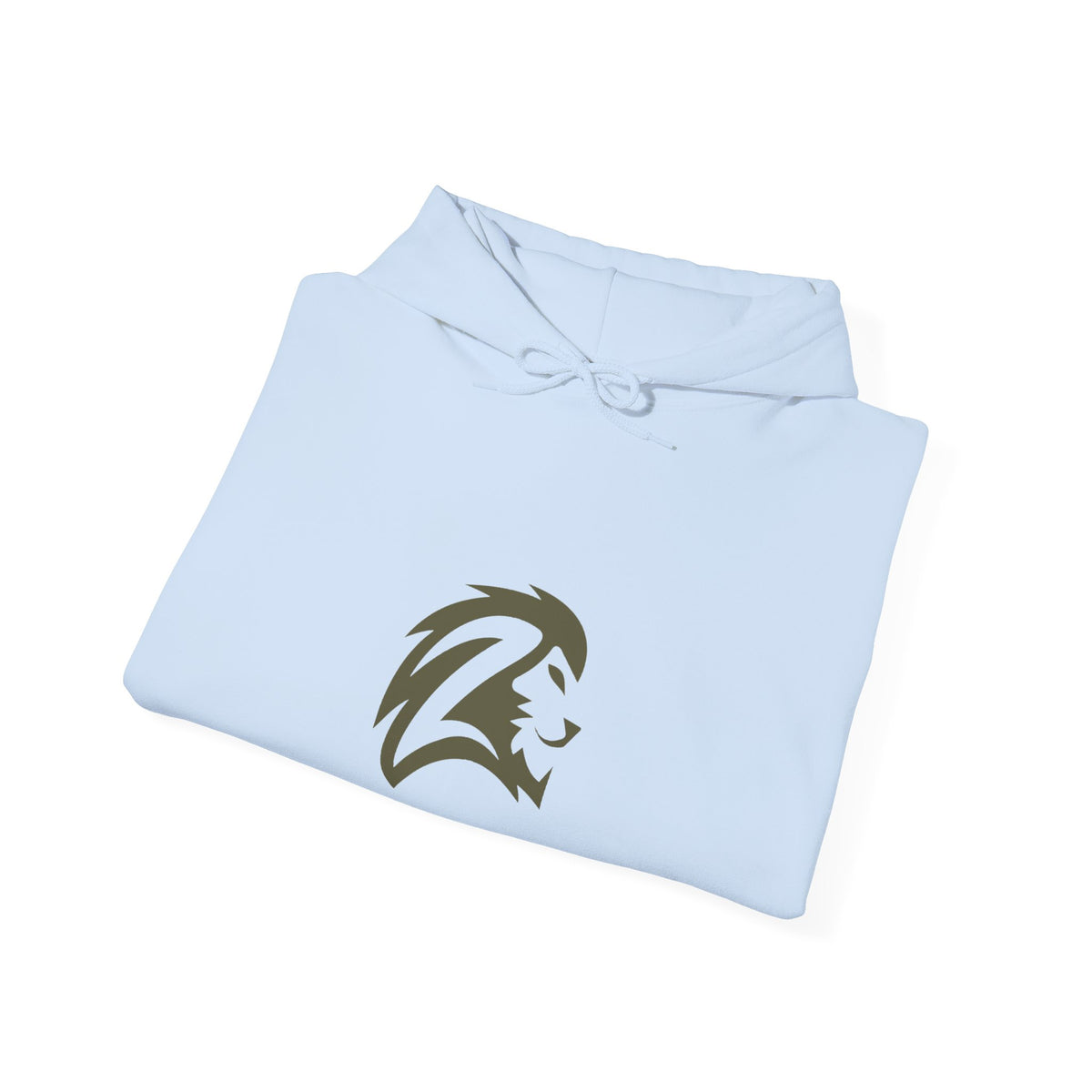Lion Head Hoodie – Minimal Athletic Lion Logo Pullover - Unisex