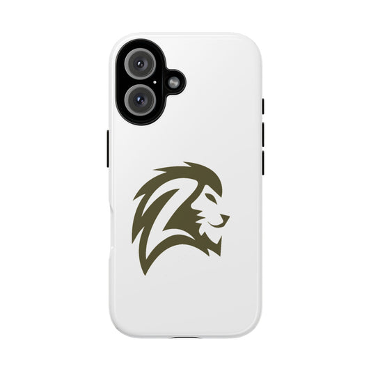 Lion Head Tough Phone Case — Protective Slim iPhone Case with Bold Tribal Lion Design