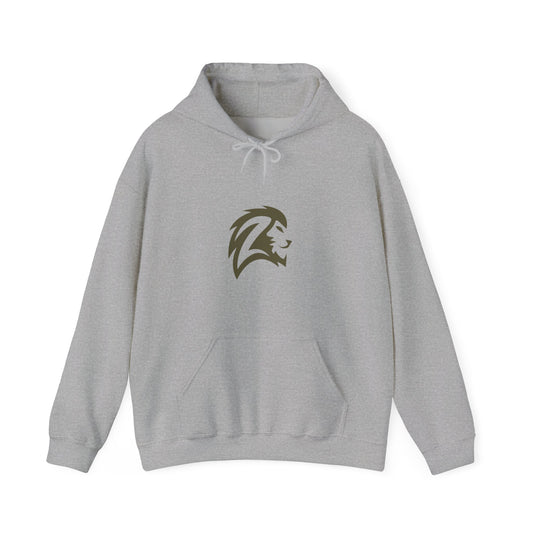 Lion Head Hoodie – Minimal Athletic Lion Logo Pullover - Unisex