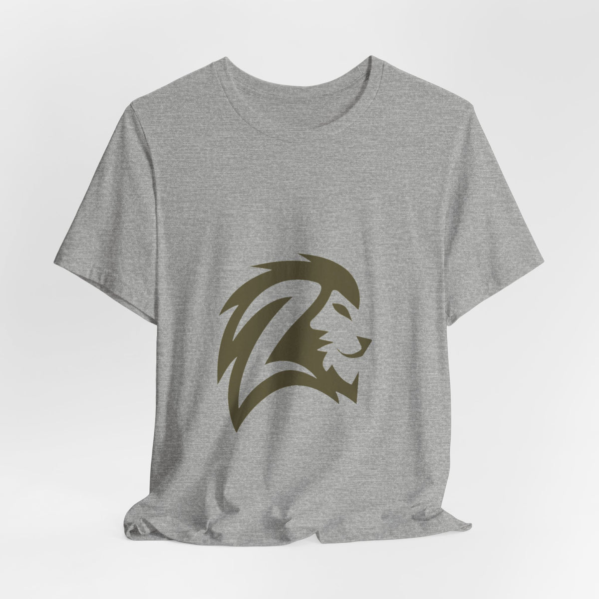 Lion Head Graphic Tee — Minimalist Bold Pride T-Shirt - Unisex