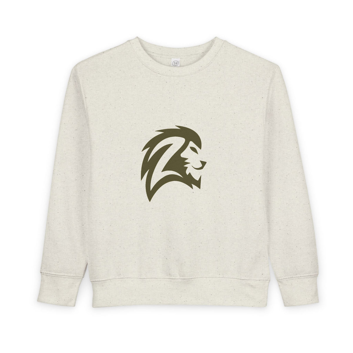 Toddler Sweatshirt — Minimalist Lion Head Graphic Kids Pullover