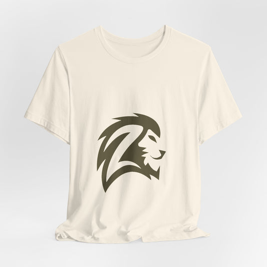 Lion Head Graphic Tee — Minimalist Bold Pride T-Shirt - Unisex