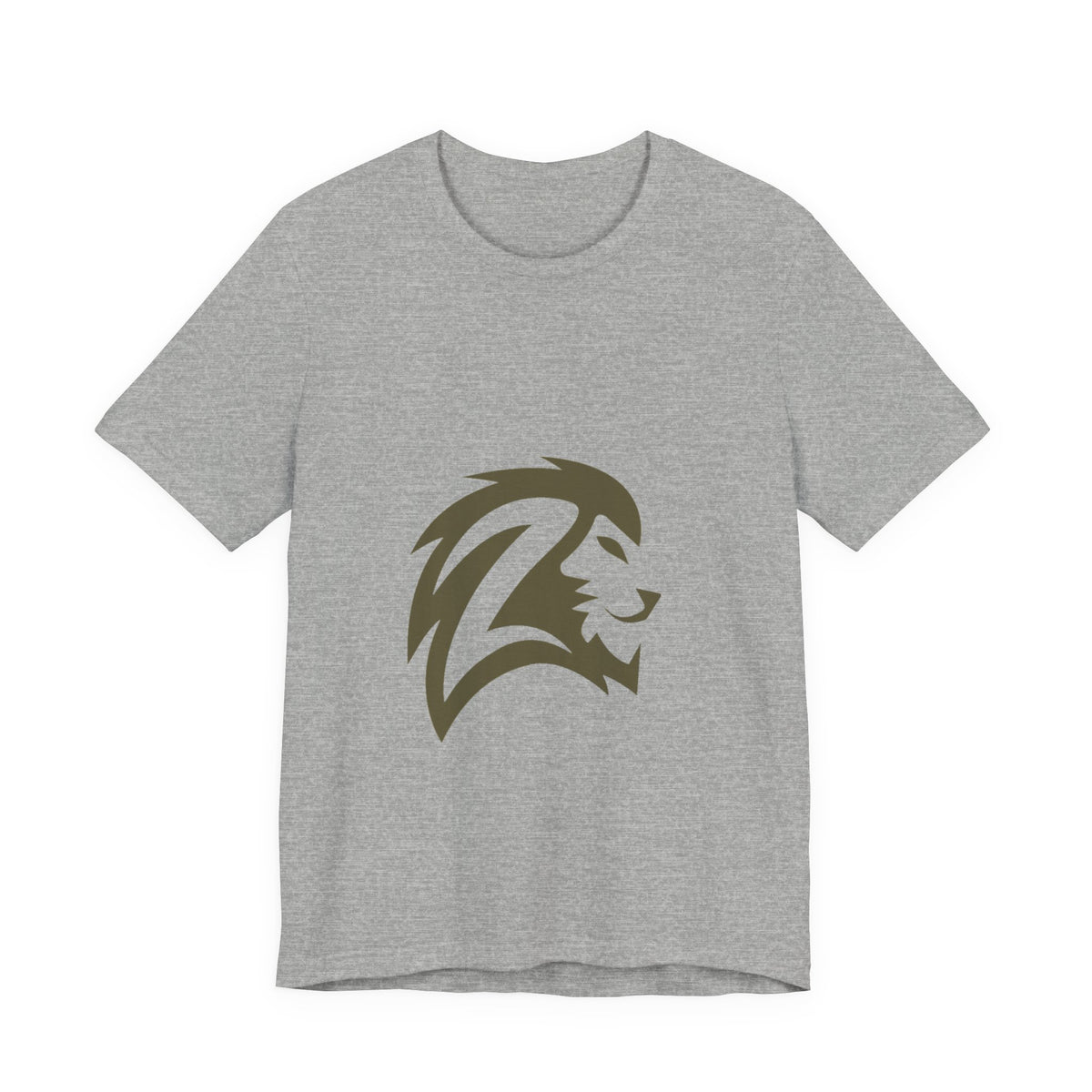 Lion Head Graphic Tee — Minimalist Bold Pride T-Shirt - Unisex