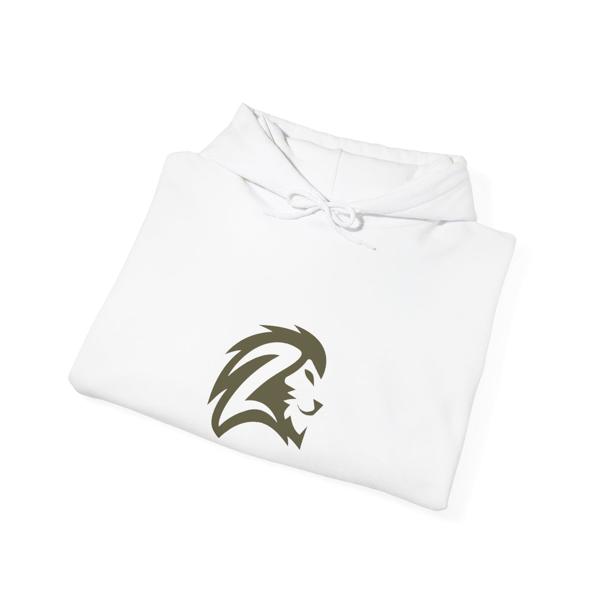 Lion Head Hoodie – Minimal Athletic Lion Logo Pullover - Unisex