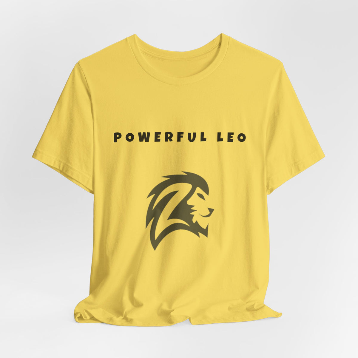 Powerful Leo Lion T-Shirt — Zodiac Leo Tee - Lion Head Inspired