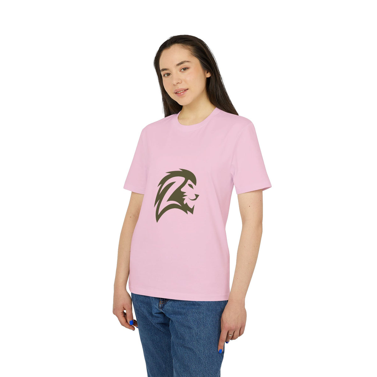 Lion Crest T-Shirt — Bold Minimalist Lion Head Graphic Tee