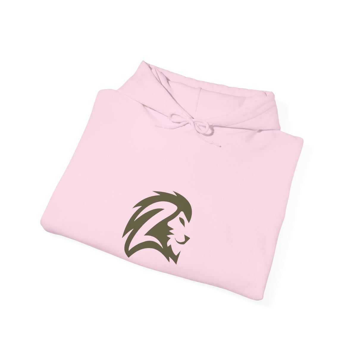 Lion Head Hoodie – Minimal Athletic Lion Logo Pullover - Unisex