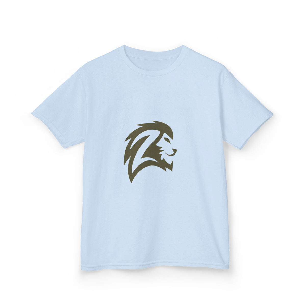 Kids T-Shirt — Brave Lion Head Graphic Tee for Boys & Girls