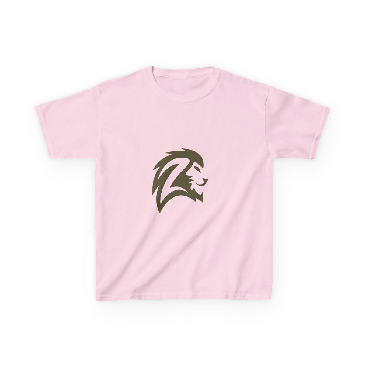 Kids T-Shirt — Brave Lion Head Graphic Tee for Boys & Girls