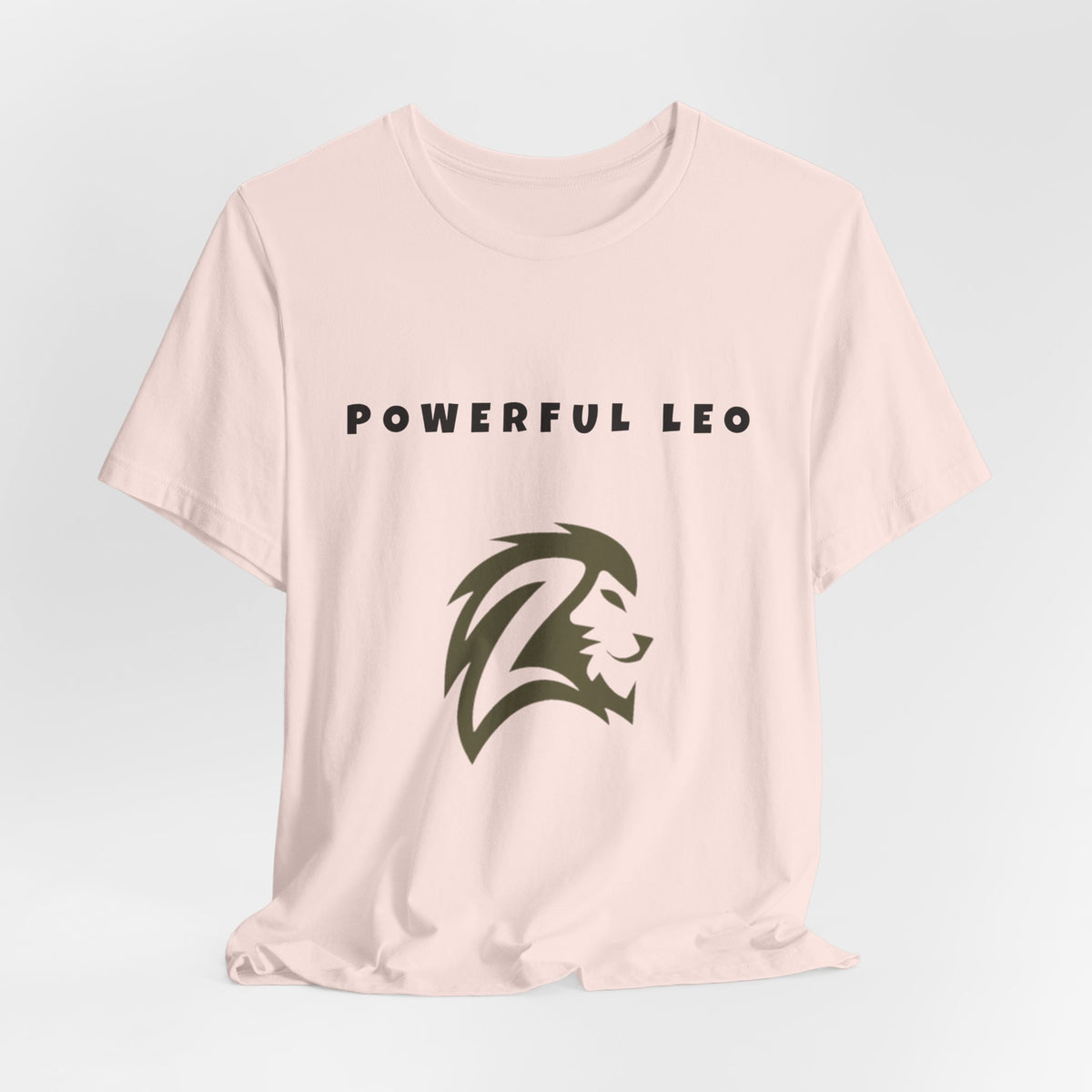 Powerful Leo Lion T-Shirt — Zodiac Leo Tee - Lion Head Inspired