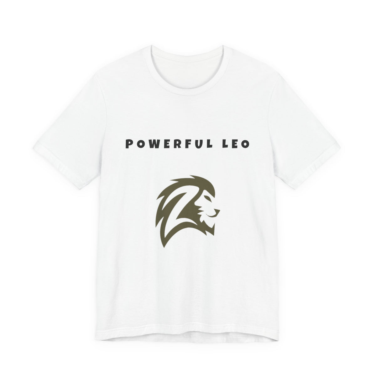 Powerful Leo Lion T-Shirt — Zodiac Leo Tee - Lion Head Inspired