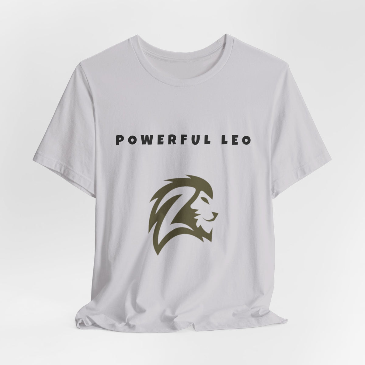 Powerful Leo Lion T-Shirt — Zodiac Leo Tee - Lion Head Inspired