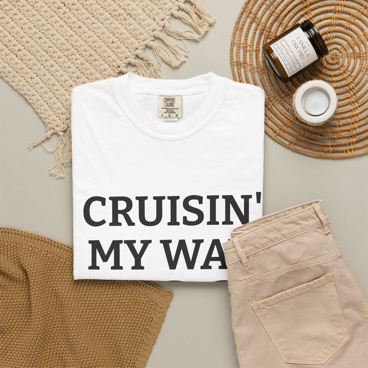 Cruisin' My Way Into 60 T-Shirt — 60th Birthday Celebration Tee