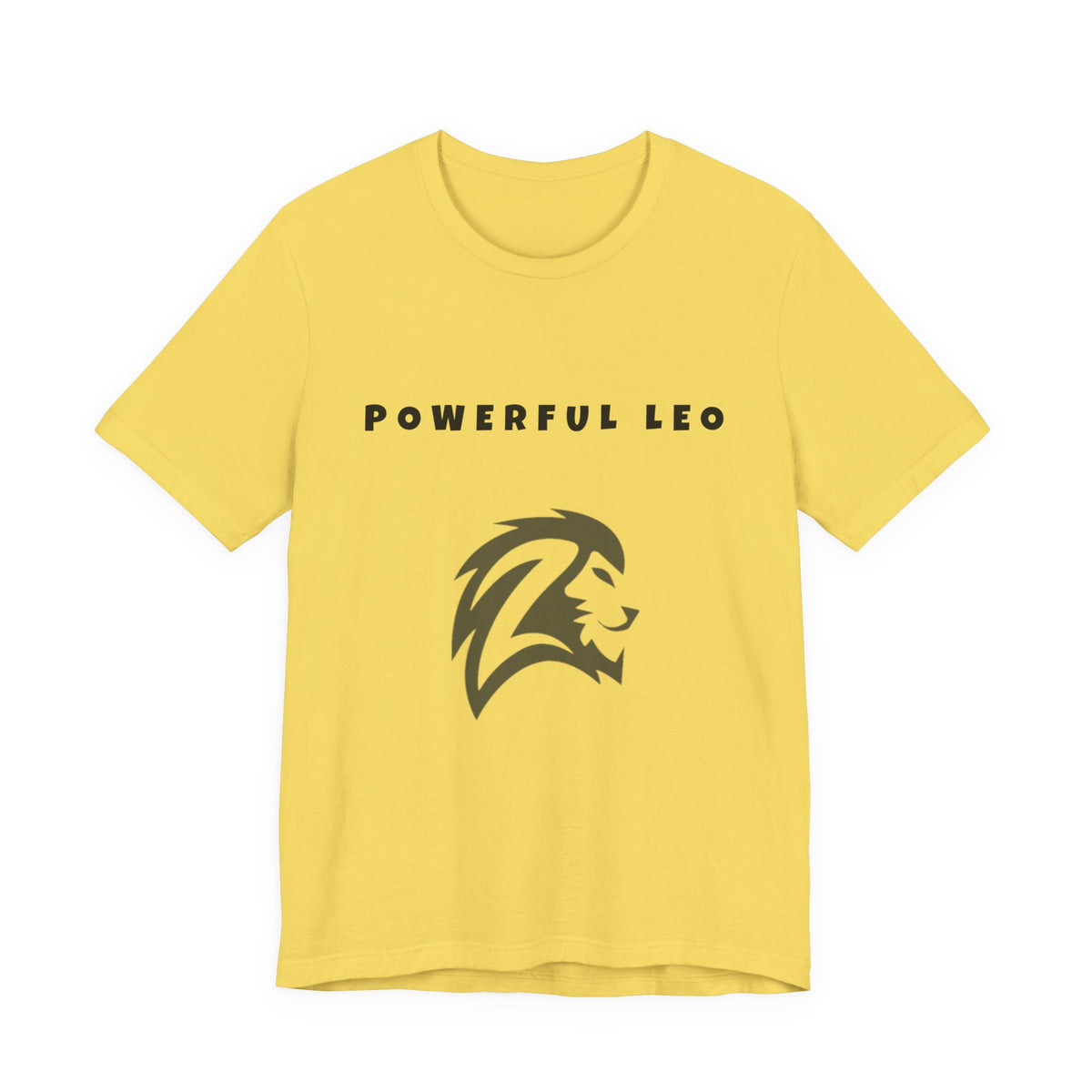 Powerful Leo Lion T-Shirt — Zodiac Leo Tee - Lion Head Inspired