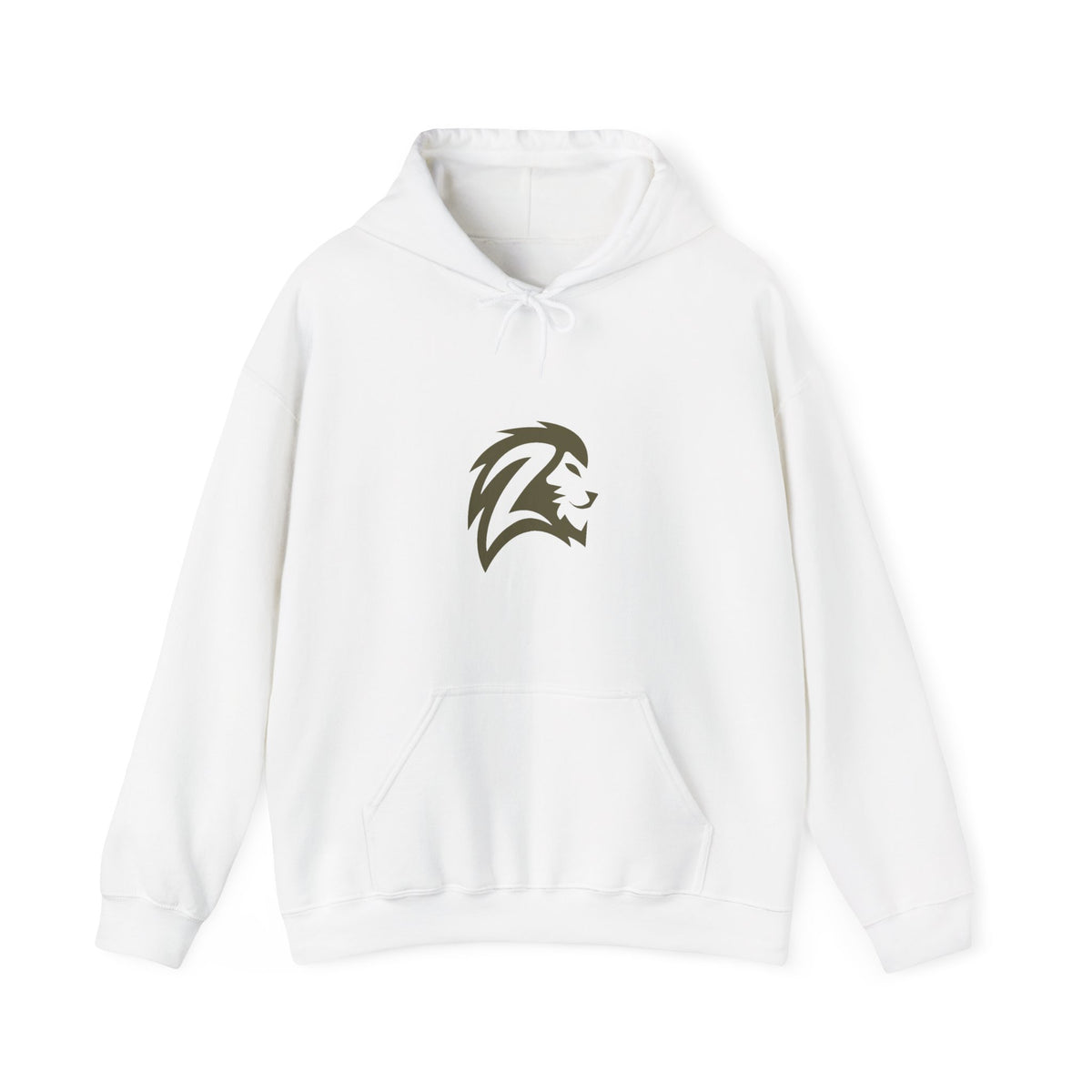 Lion Head Hoodie – Minimal Athletic Lion Logo Pullover - Unisex