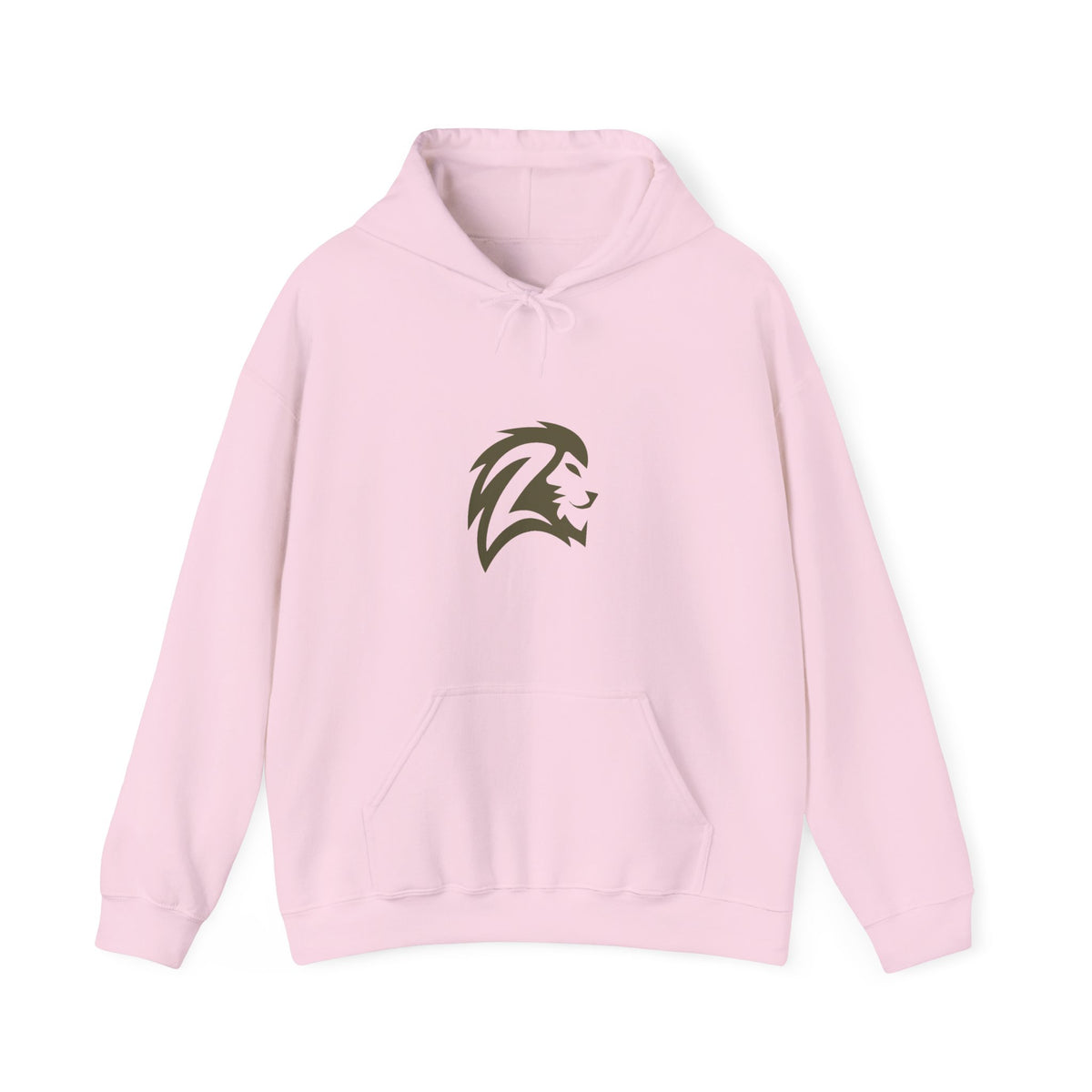 Lion Head Hoodie – Minimal Athletic Lion Logo Pullover - Unisex