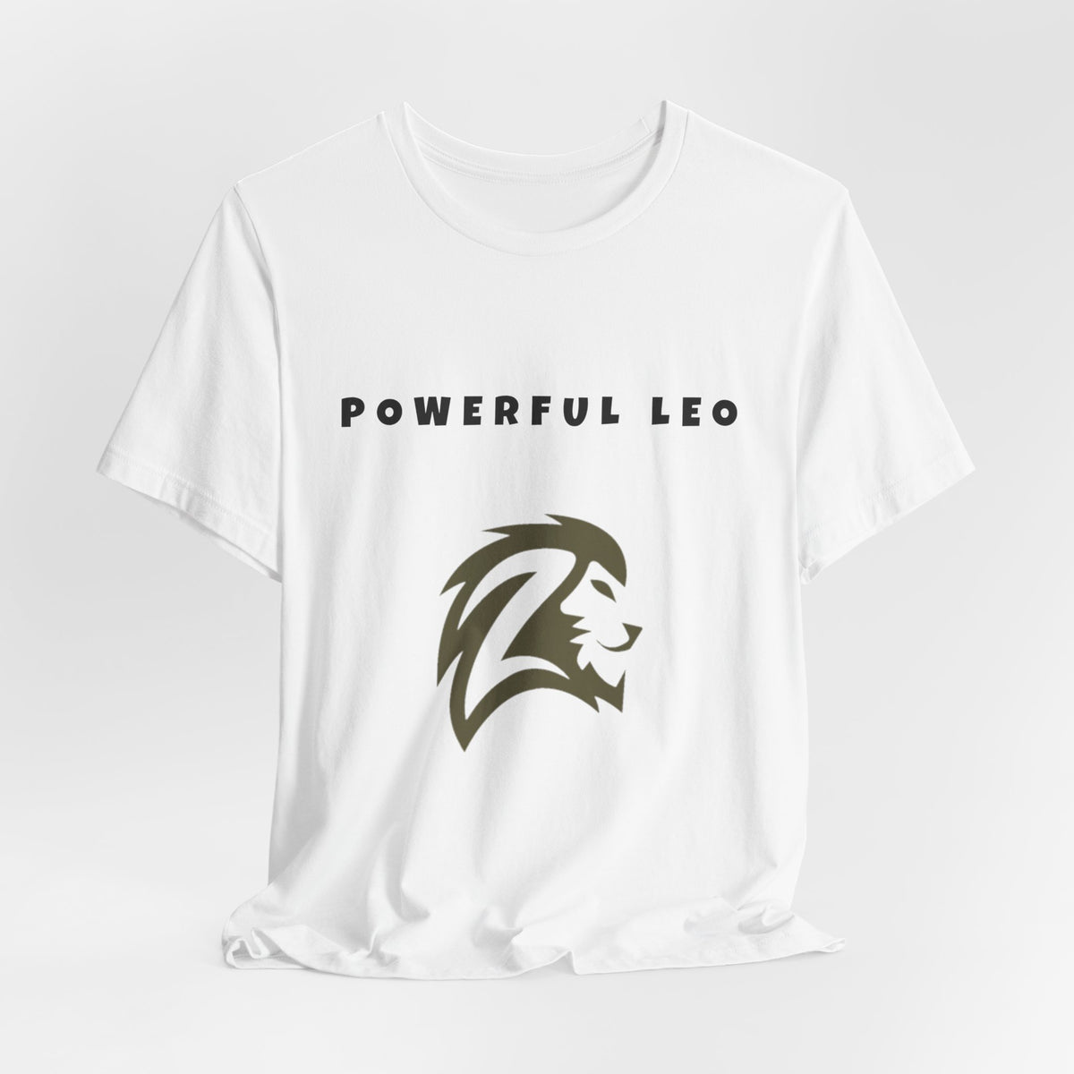 Powerful Leo Lion T-Shirt — Zodiac Leo Tee - Lion Head Inspired