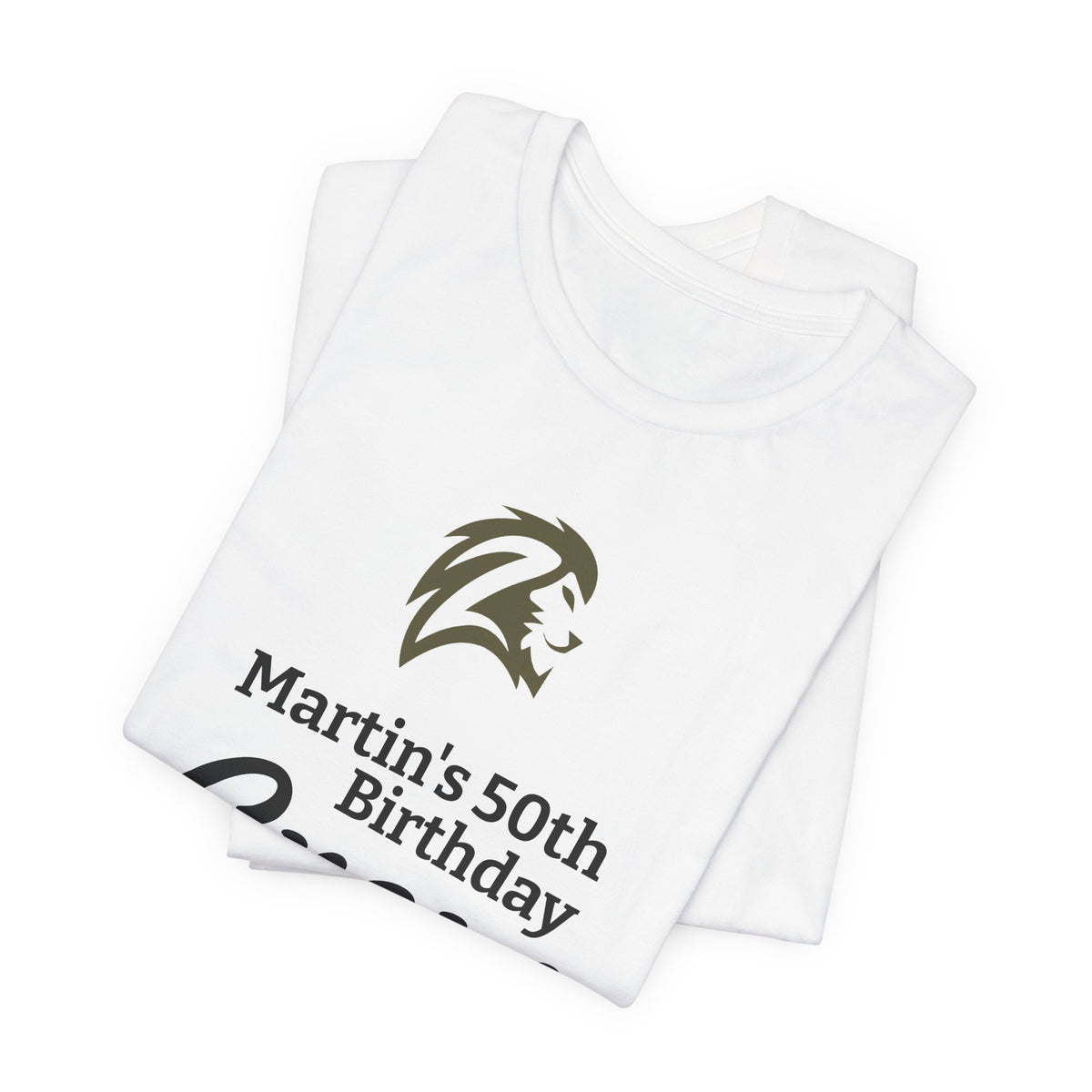 Birthday Crew T‑Shirt — Personalized "Martin's 50th Birthday Crew" Party Tee