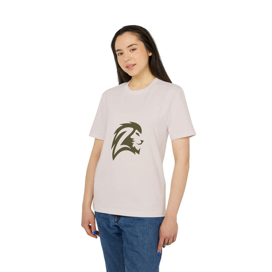 Lion Head Graphic T-Shirt — Garment-Dyed Vintage Mascot Tee