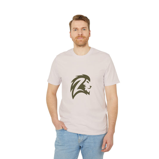 Lion Head Graphic T-Shirt — Garment-Dyed Vintage Mascot Tee