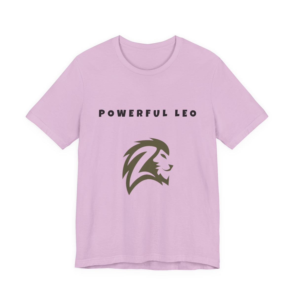 Powerful Leo Lion T-Shirt — Zodiac Leo Tee - Lion Head Inspired