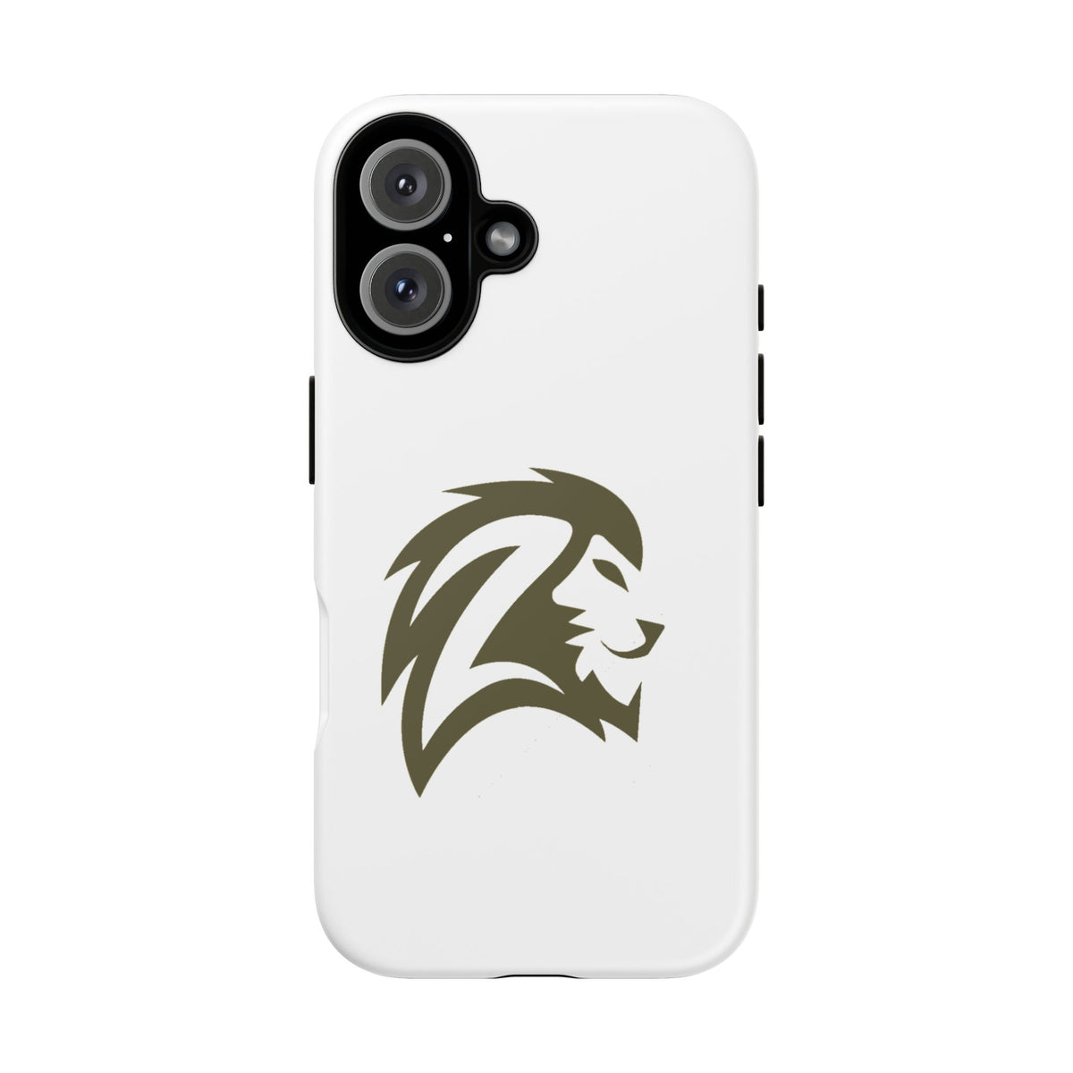 Lion Head Tough Phone Case – Minimalist Protective iPhone Cover
