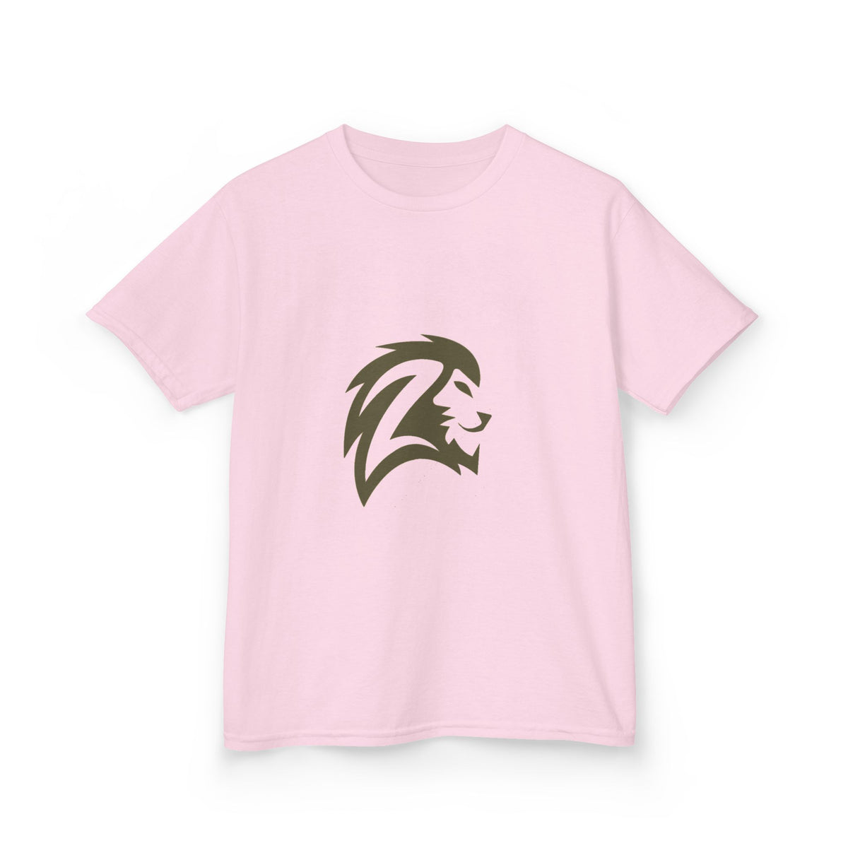 Kids T-Shirt — Brave Lion Head Graphic Tee for Boys & Girls