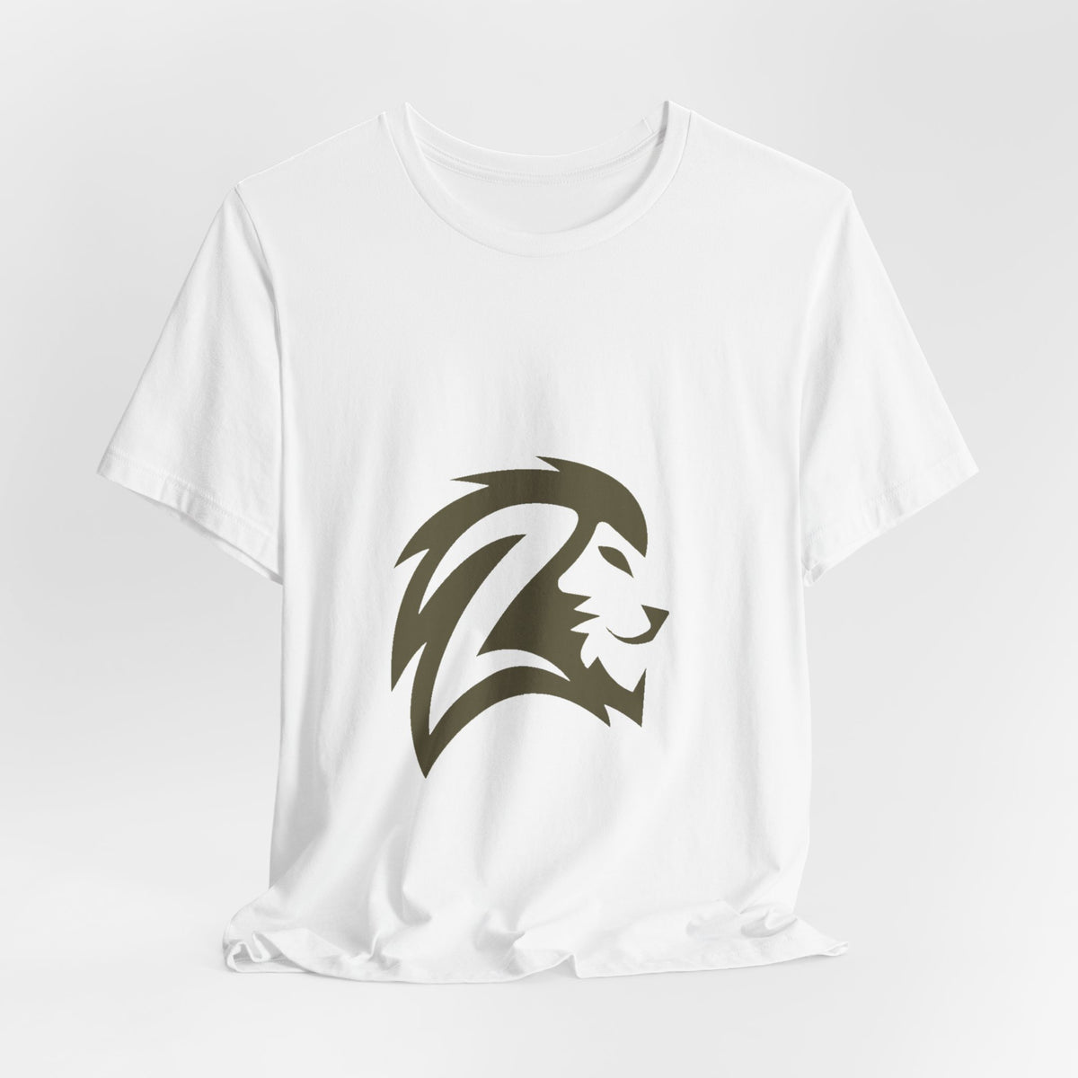 Lion Head Graphic Tee — Minimalist Bold Pride T-Shirt - Unisex