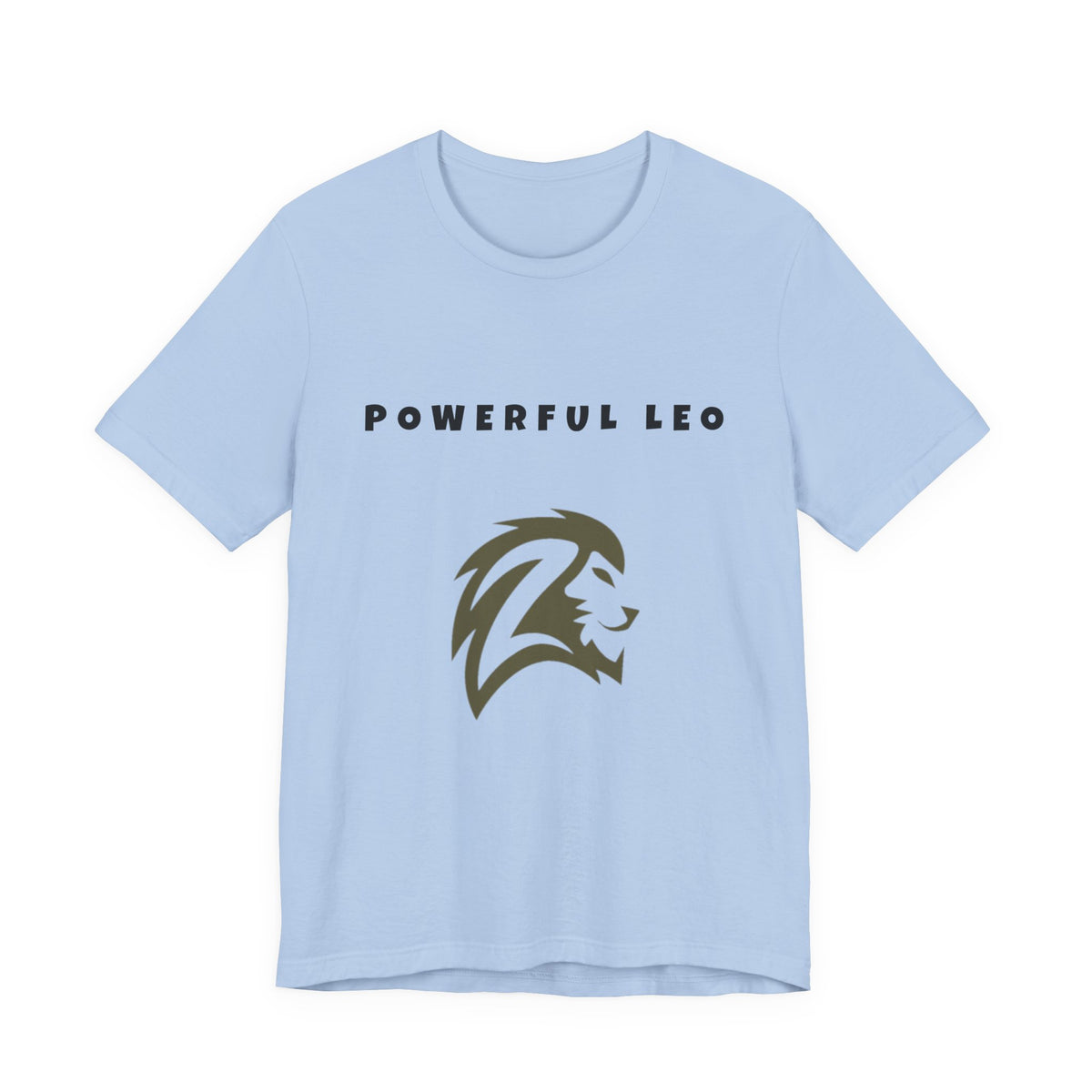 Powerful Leo Lion T-Shirt — Zodiac Leo Tee - Lion Head Inspired