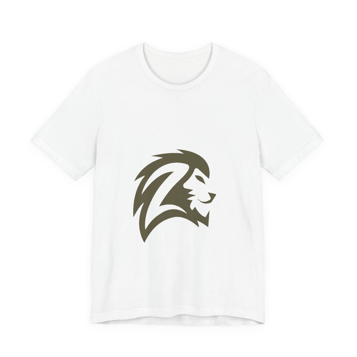 Lion Head Graphic Tee — Minimalist Bold Pride T-Shirt - Unisex