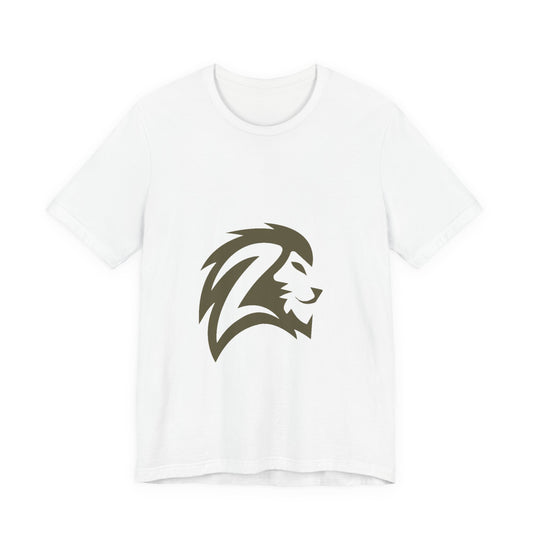 Lion Head Graphic Tee — Minimalist Bold Pride T-Shirt - Unisex