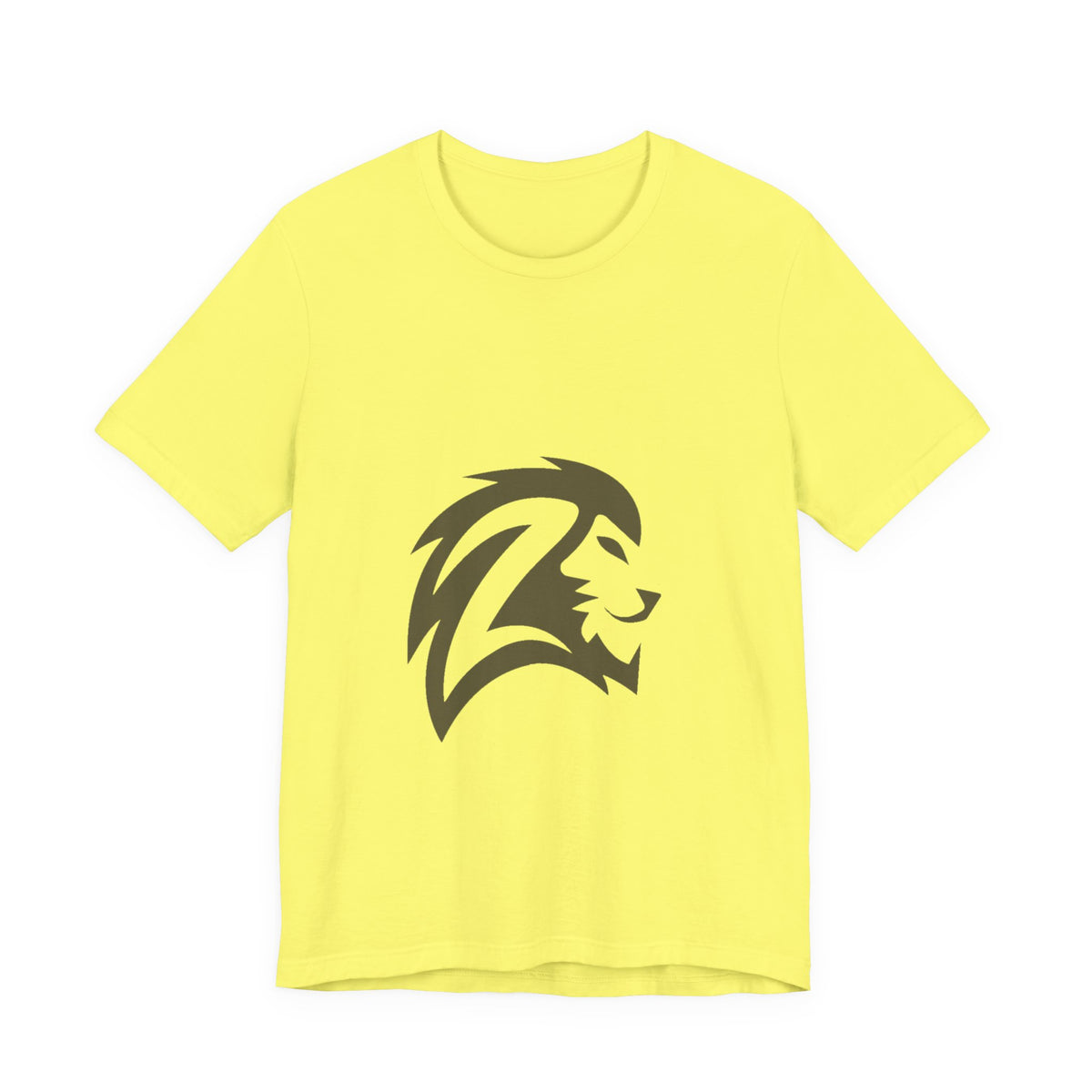 Lion Head Graphic Tee — Minimalist Bold Pride T-Shirt - Unisex