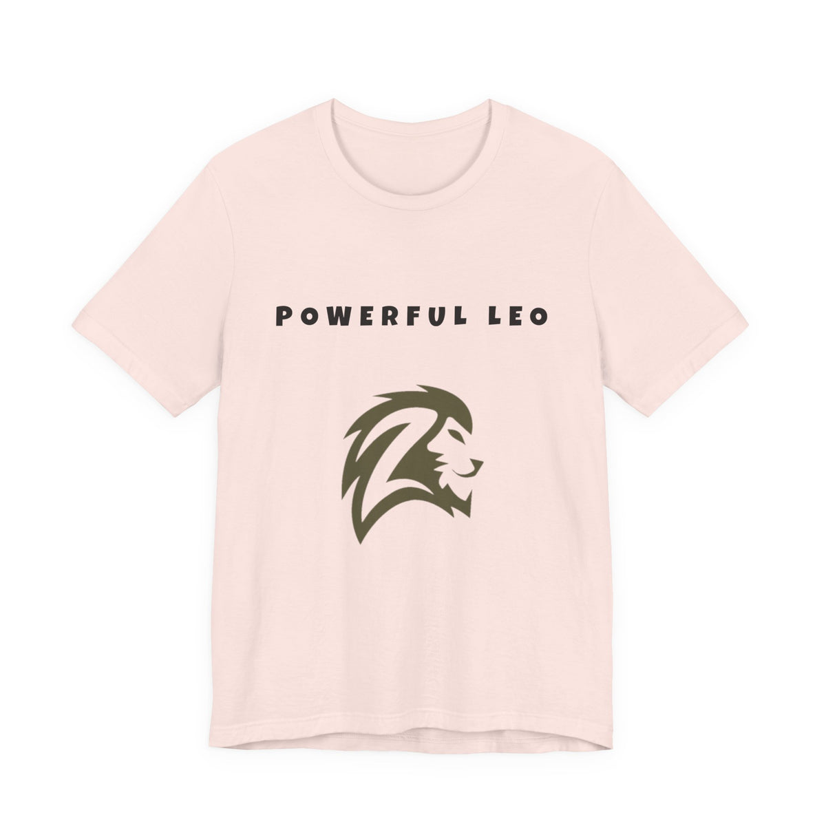 Powerful Leo Lion T-Shirt — Zodiac Leo Tee - Lion Head Inspired