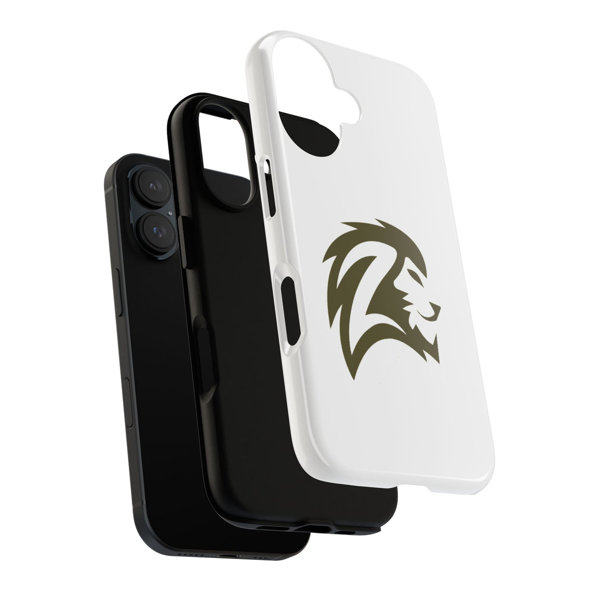 Lion Head Tough Phone Case – Minimalist Protective iPhone Cover