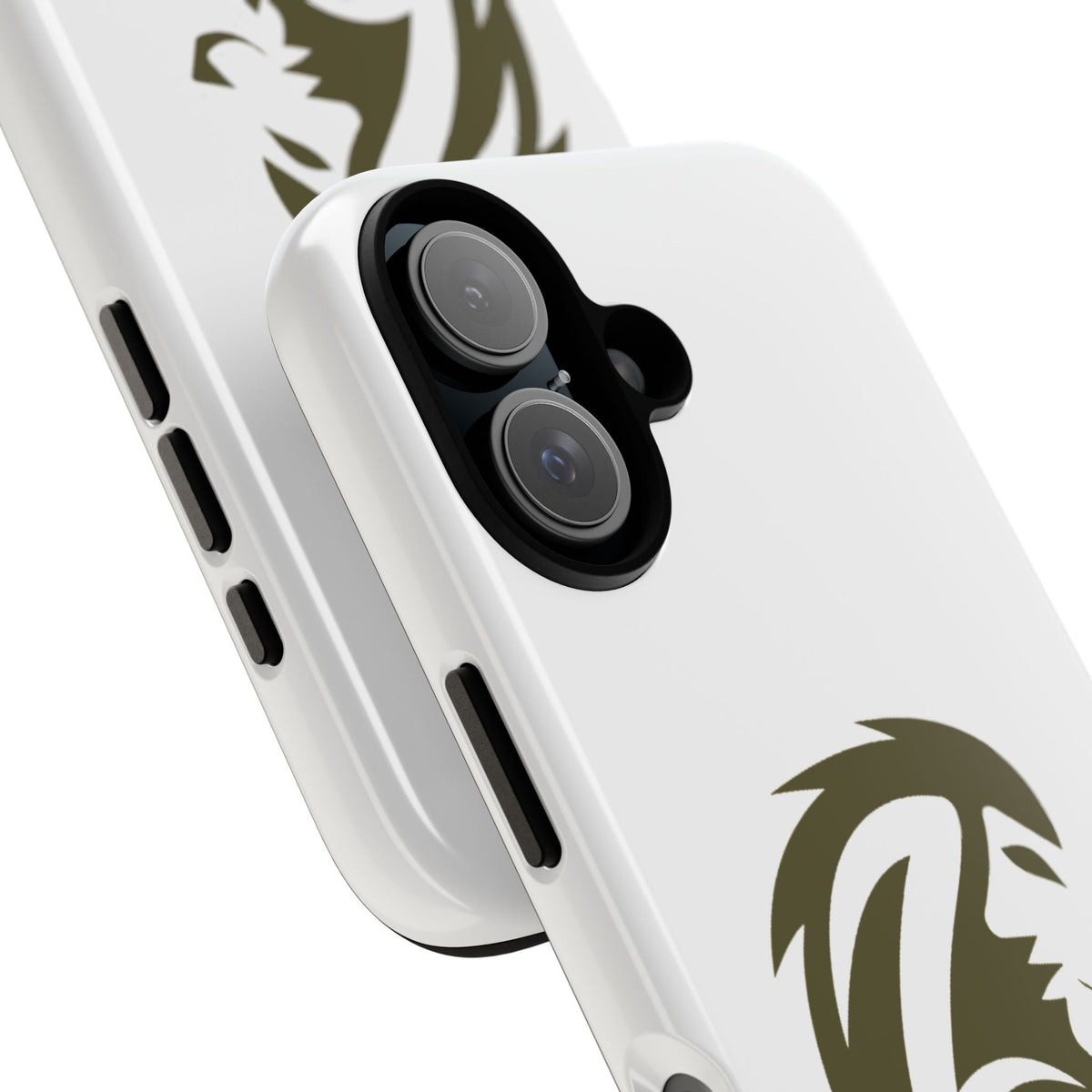 Lion Head Tough Phone Case – Minimalist Protective iPhone Cover