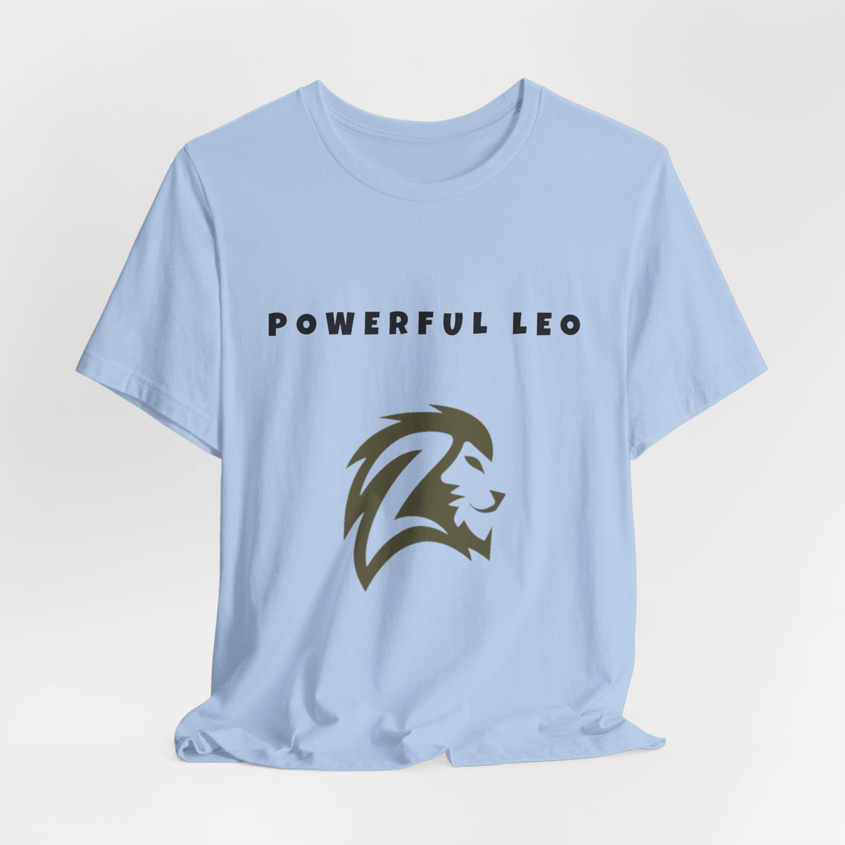 Powerful Leo Lion T-Shirt — Zodiac Leo Tee - Lion Head Inspired