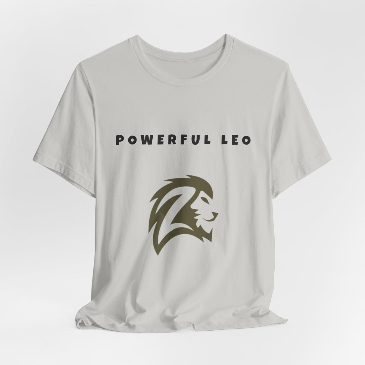 Powerful Leo Lion T-Shirt — Zodiac Leo Tee - Lion Head Inspired